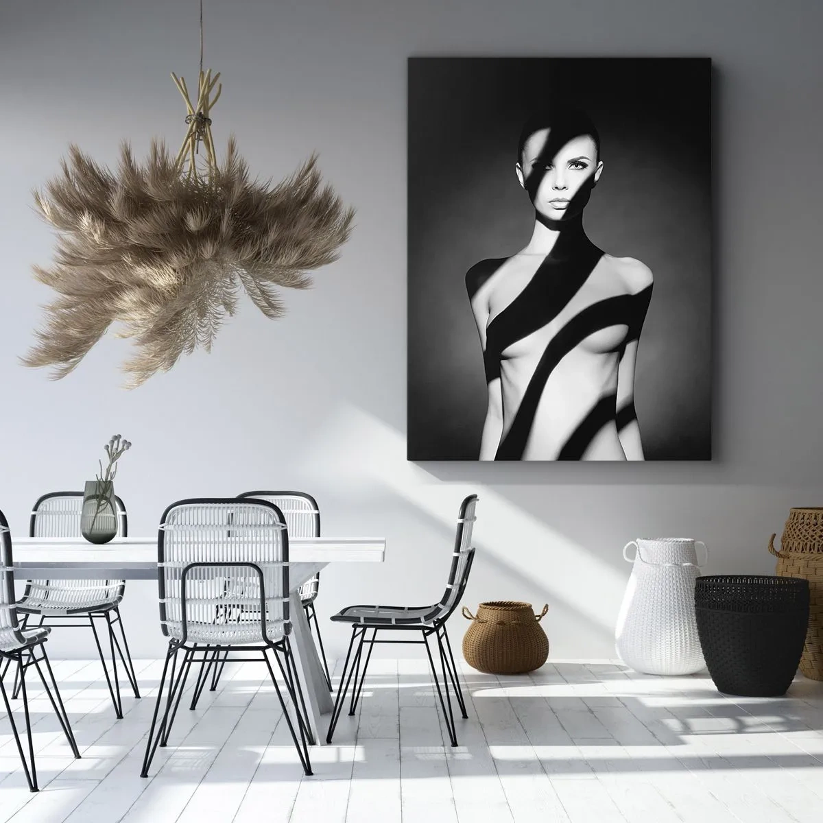 Schilderen op canvas - In glans en schaduw - 50x70 cm