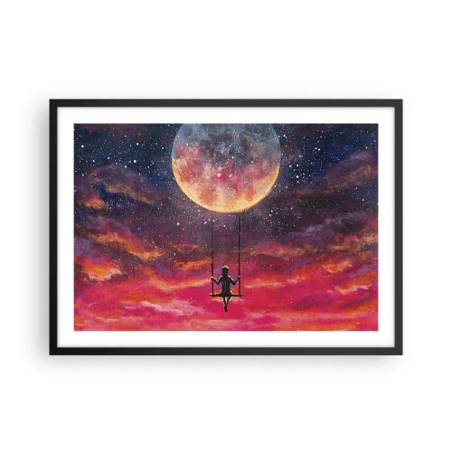 Poster in een zwarte lijst - Droom - 70x50 cm