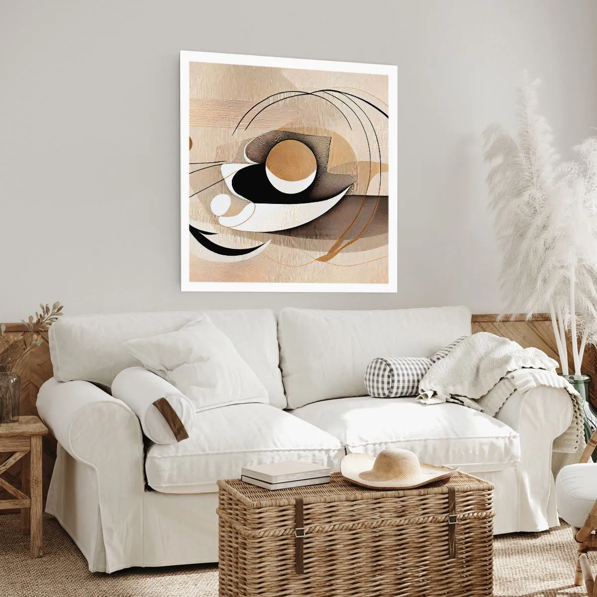 Poster - Compositie: de essentie van de dingen - 50x50 cm