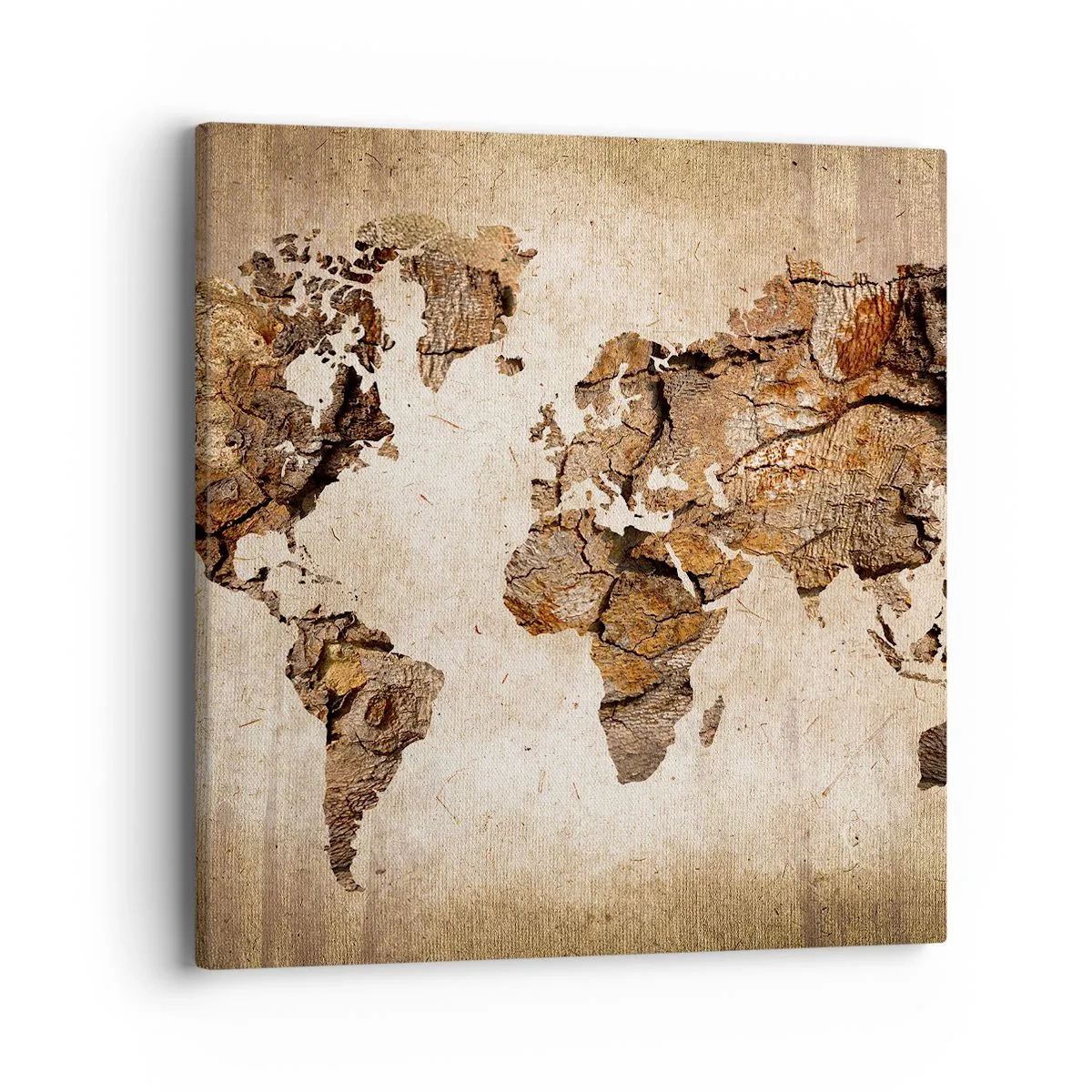 Schilderen op canvas - Ontdekking van de wereld - 40x40 cm