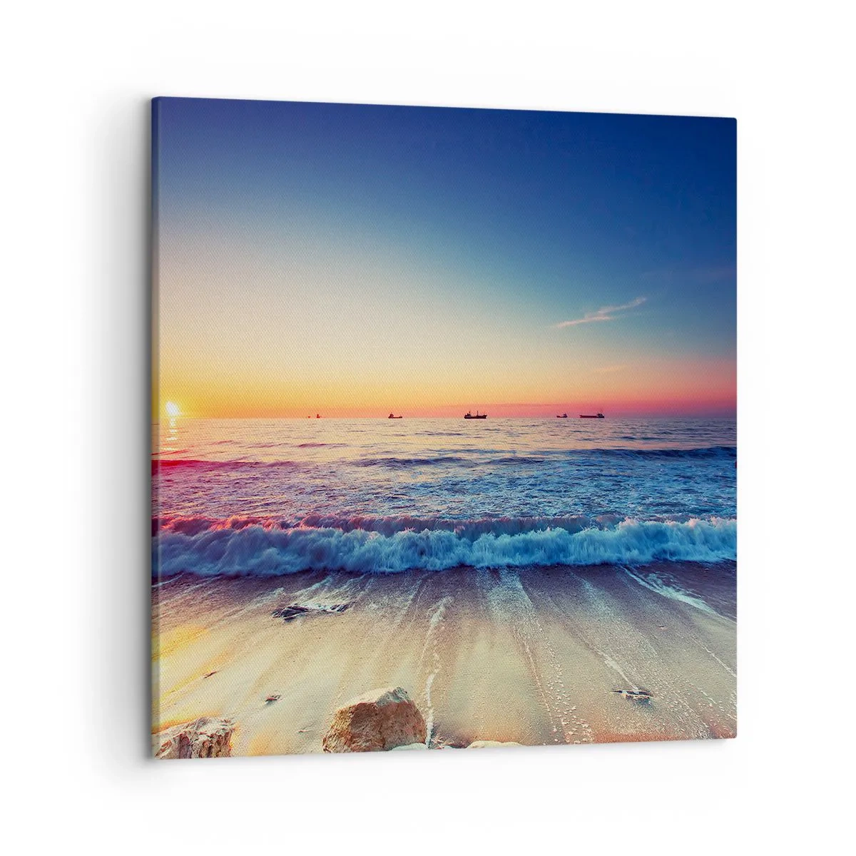Schilderen op canvas - Hoe zit het met de horizon? - 50x50 cm