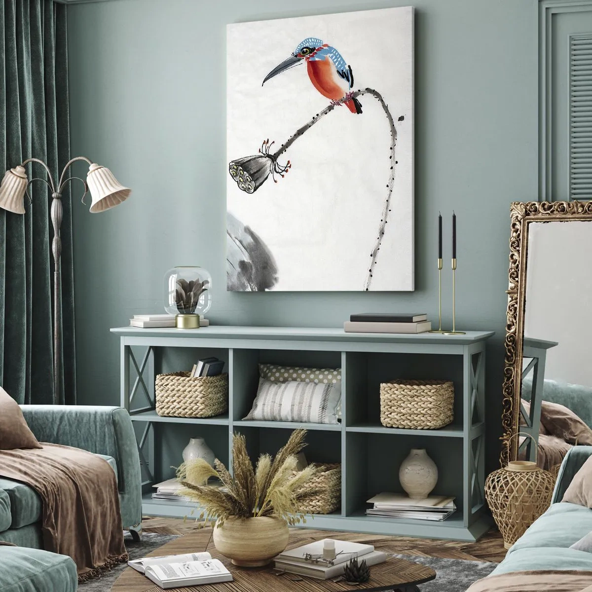 Schilderen op canvas - Het leven van de weide - 50x70 cm