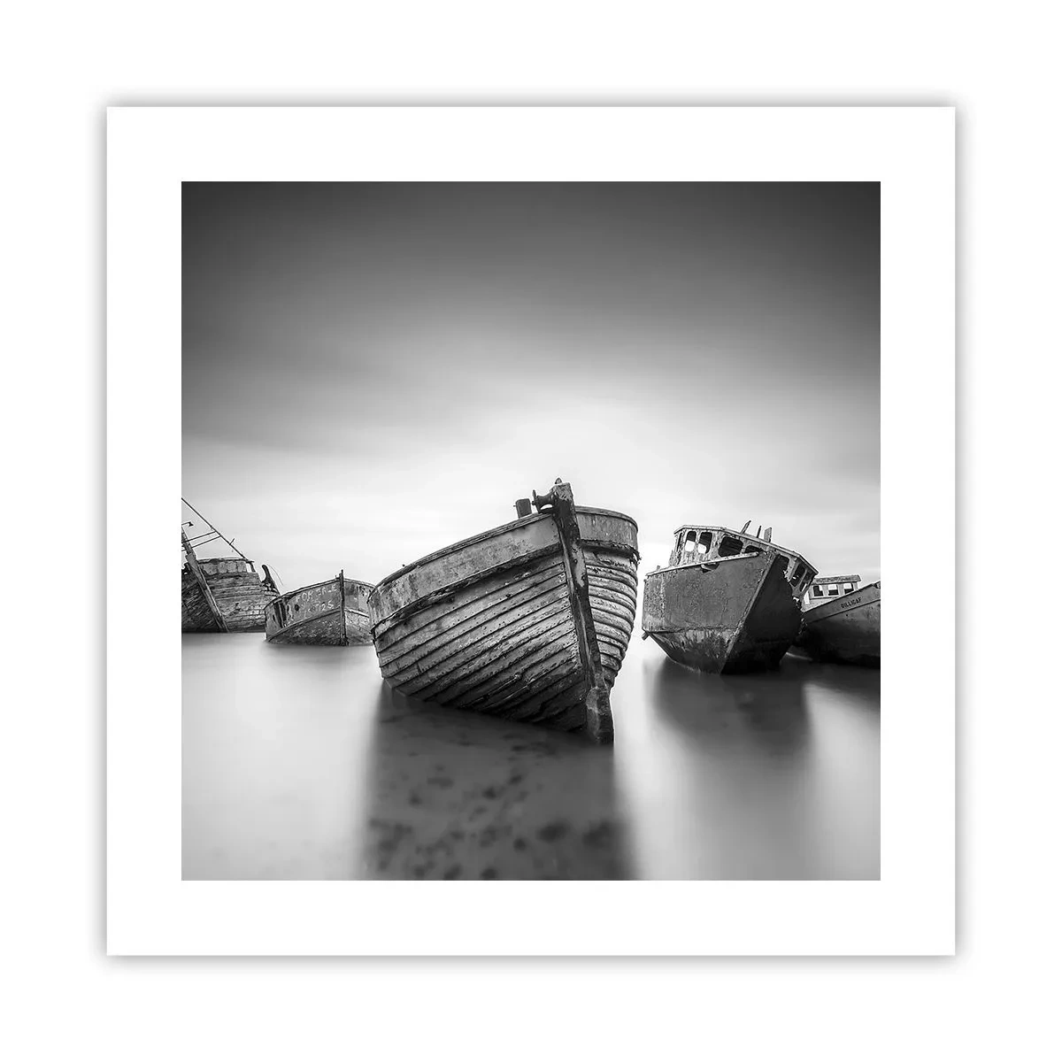 Poster - Alleen herinneringen ... - 40x40 cm