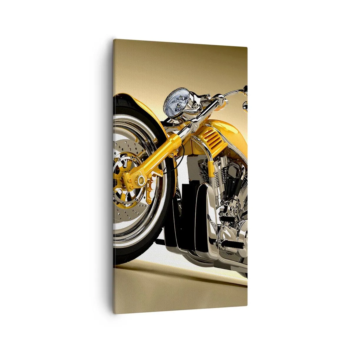 Schilderen op canvas - Een droom van kracht en snelheid - 55x100 cm