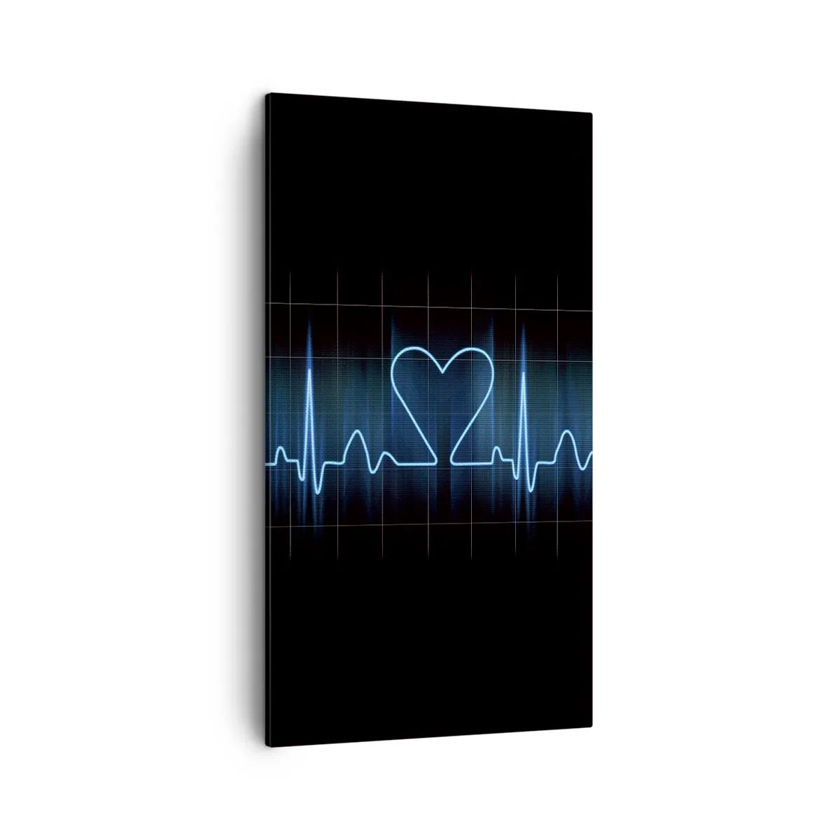 Schilderen op canvas - Op het ritme van het hart - 45x80 cm