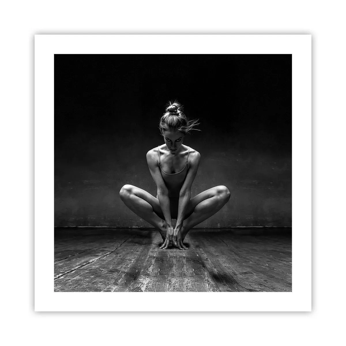 Poster - Concentratie van dansenergie - 50x50 cm