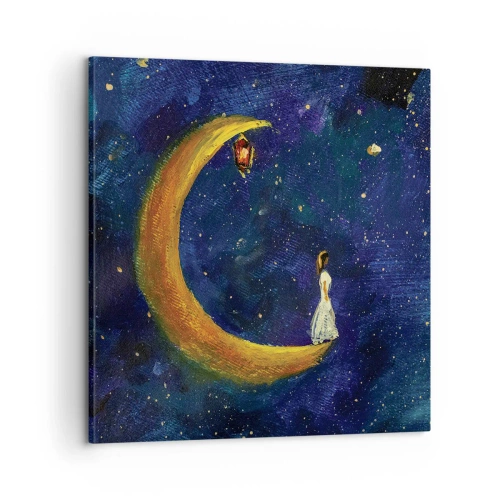 Schilderen op canvas - De roep van de wereld - 60x60 cm