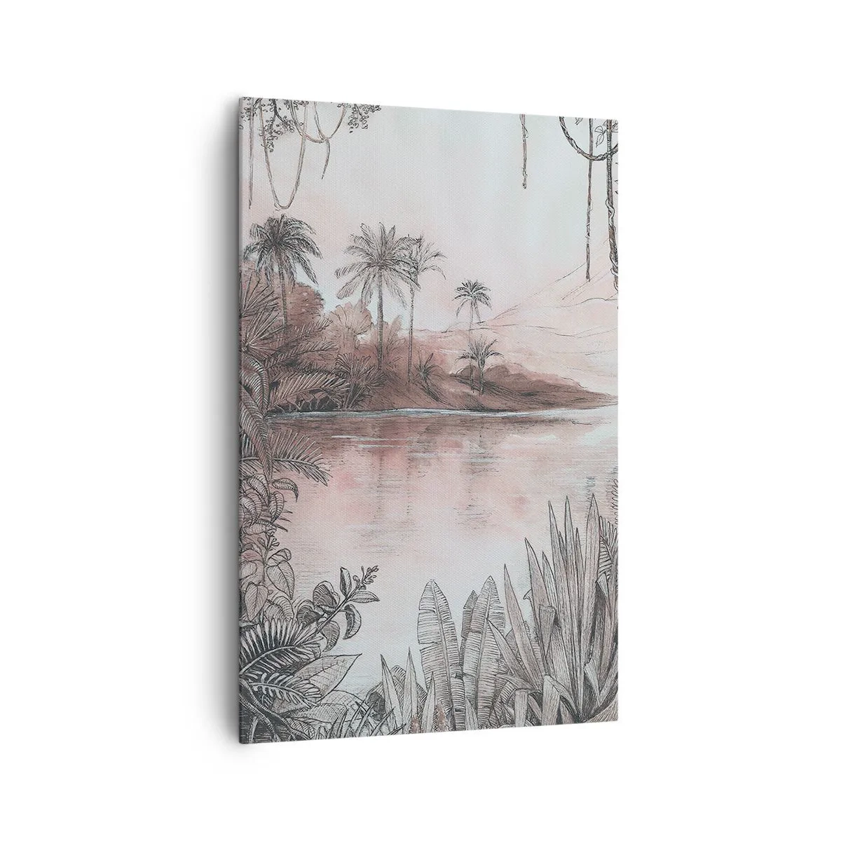 Schilderen op canvas - Een 19e-eeuws ontdekkingsdagboek - 80x120 cm