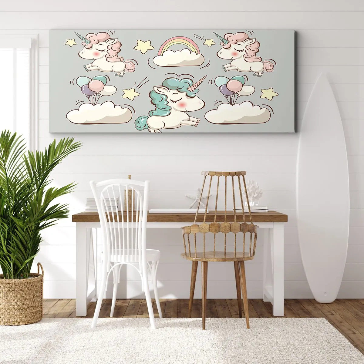 Schilderen op canvas - Ze bestaan zeker... - 140x50 cm