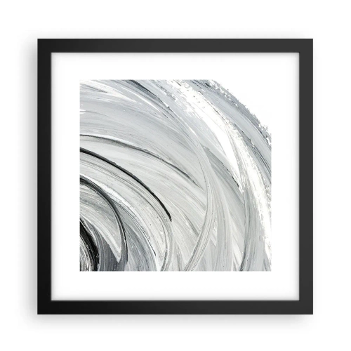 Poster in een zwarte lijst - Orbitale samenstelling - 30x30 cm