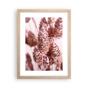 Een poster in een licht eiken lijst - Schijnbaar onopvallend - 30x40 cm