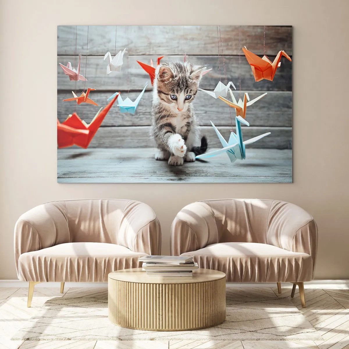 Schilderen op glas - Eerste les - 120x80 cm