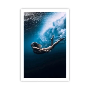Poster - Een moderne zeemeermin - 61x91 cm
