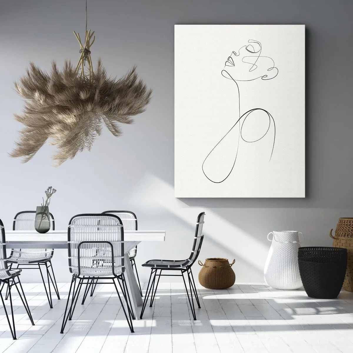 Schilderen op canvas - Loopt in dromen - 80x120 cm