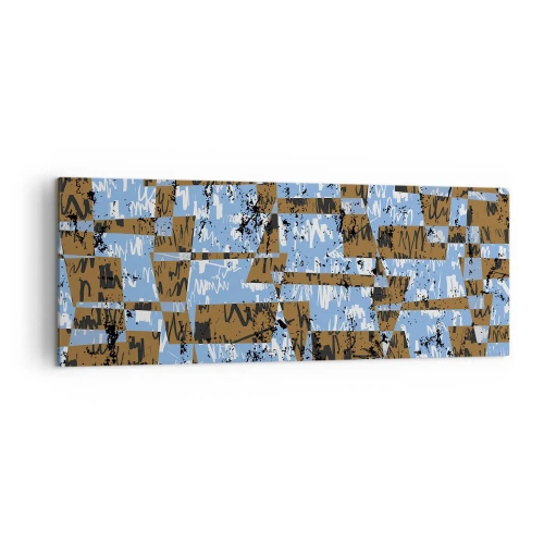 Schilderen op canvas - Een niet-menselijke knipsel - 140x50 cm