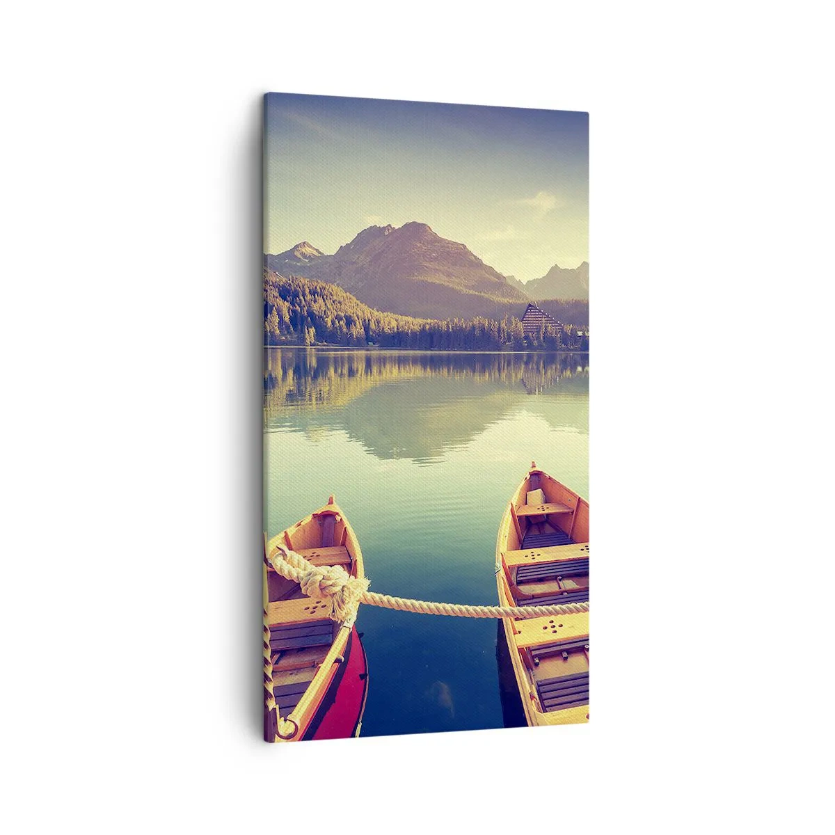 Schilderen op canvas - Leef volgens haar wetten - 45x80 cm