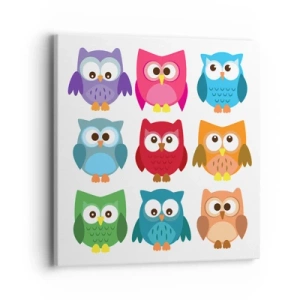 Schilderen op canvas - Anders zjn kan grappig zijn - 40x40 cm