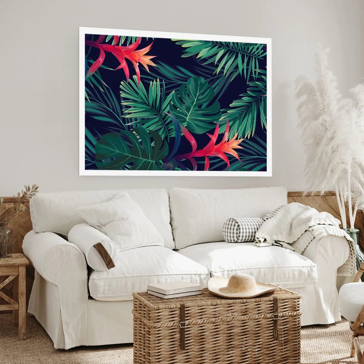 Poster - Ontsteken in het groen - 100x70 cm