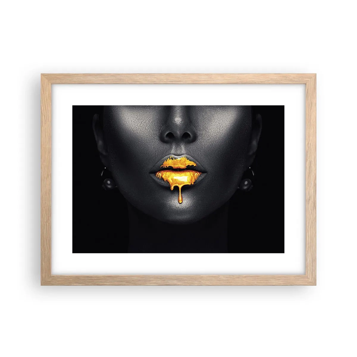 Een poster in een licht eiken lijst - Goldmouth - 40x30 cm