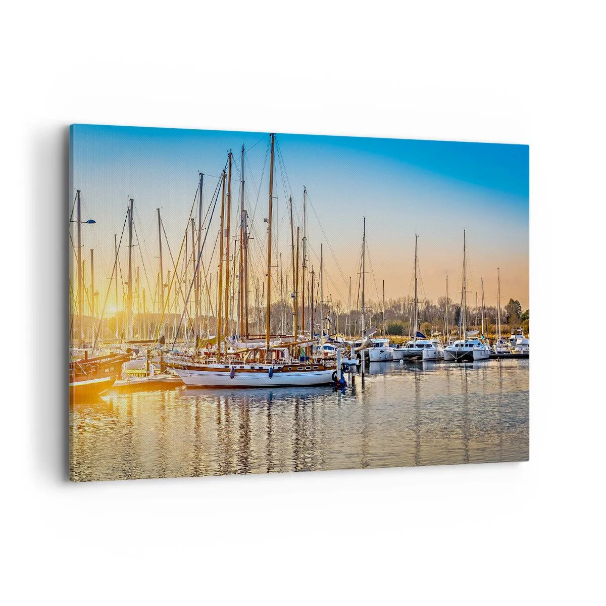 Schilderen op canvas - De wind moet ook slapen - 120x80 cm