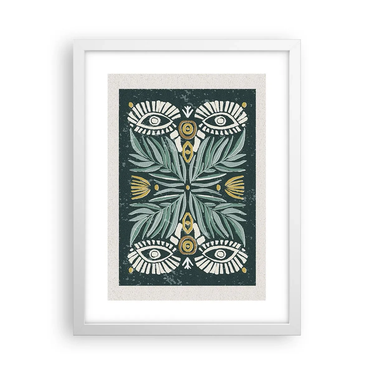 Poster in een witte lijst - Als een volksuitsnede - 30x40 cm