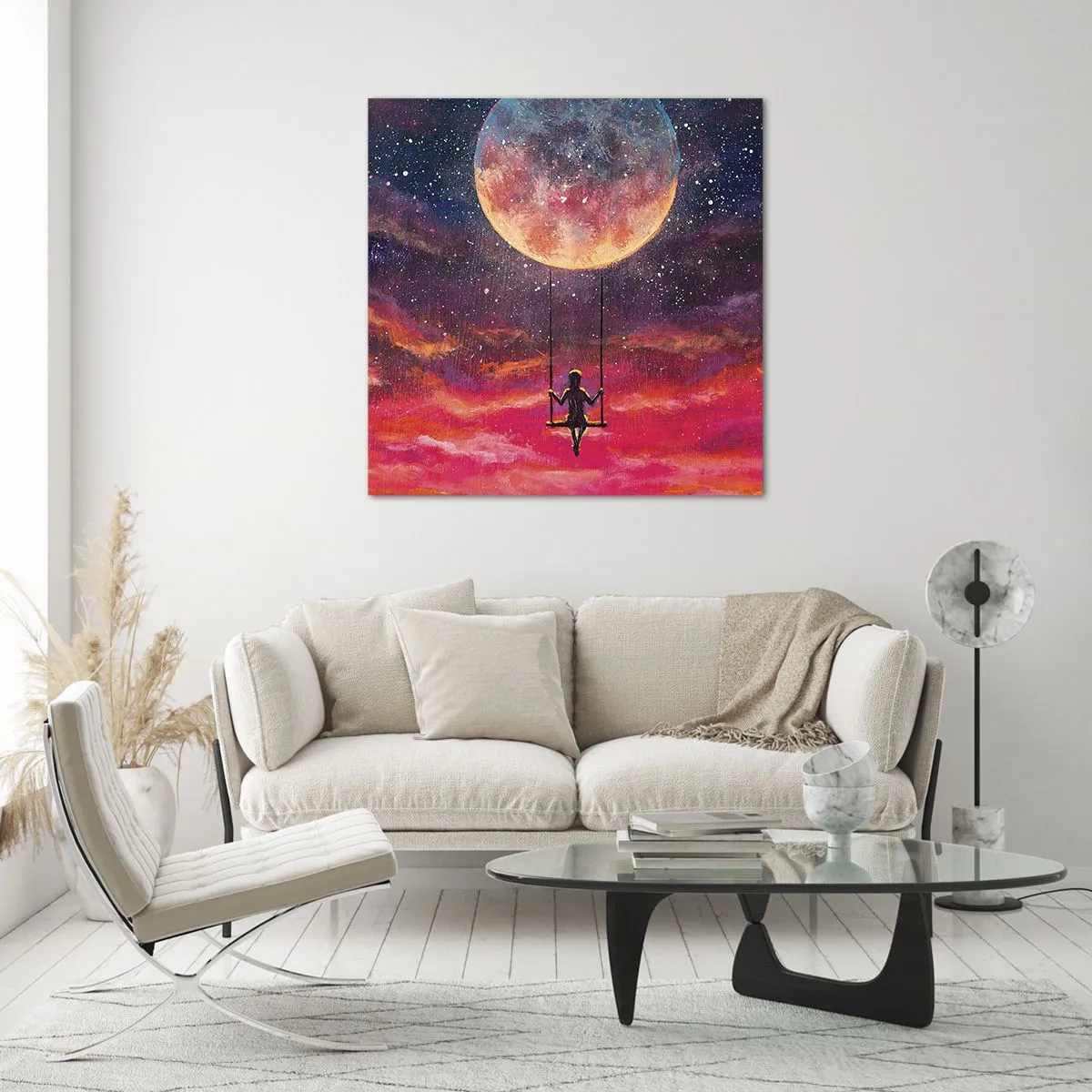 Schilderen op glas - Droom - 70x70 cm