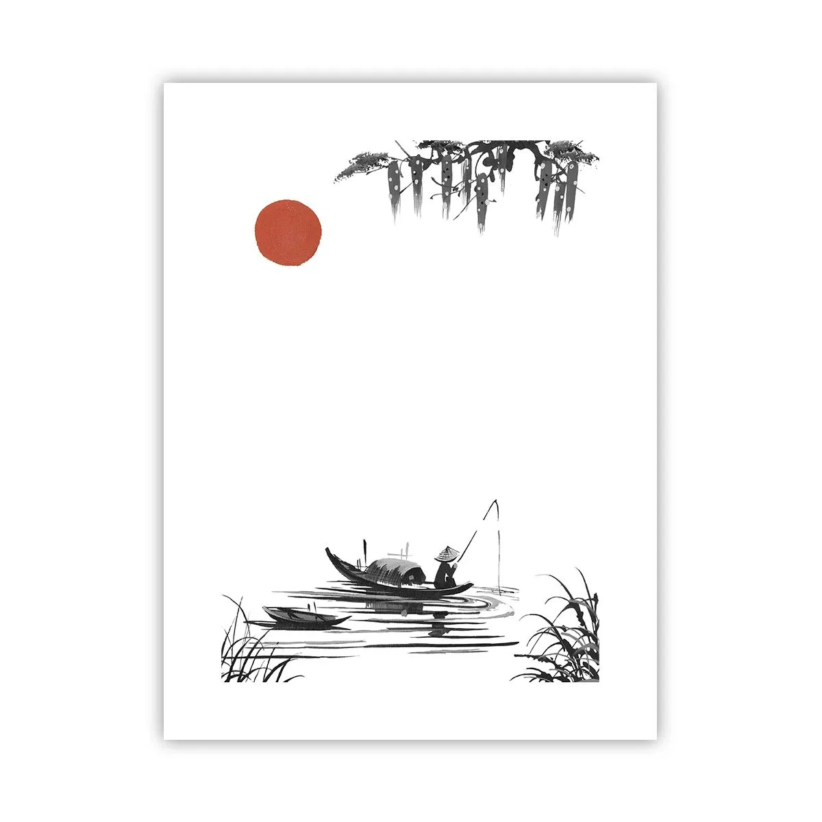 Poster - Aziatische middag - 30x40 cm