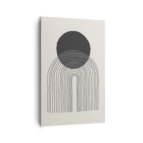 Schilderen op canvas - Bibberen en vertrouwen - 80x120 cm