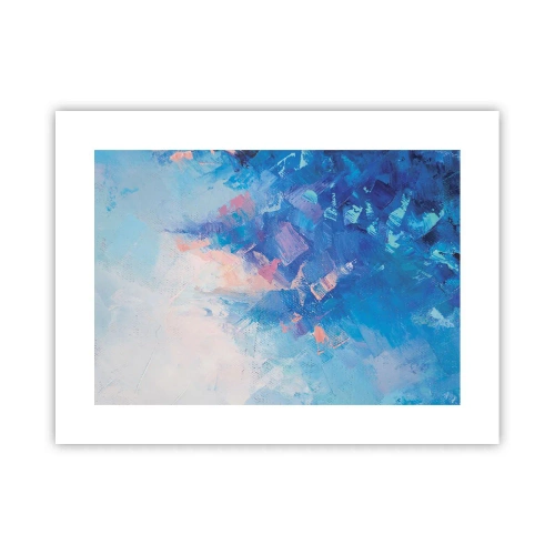 Poster - Winter abstractie - 40x30 cm