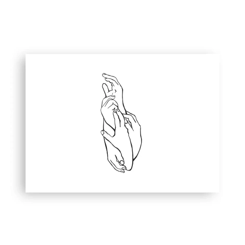 Poster - Goede aanraking - 70x50 cm
