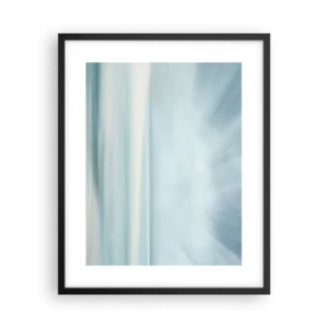 Poster in een zwarte lijst - Vrede tot aan de horizon - 40x50 cm