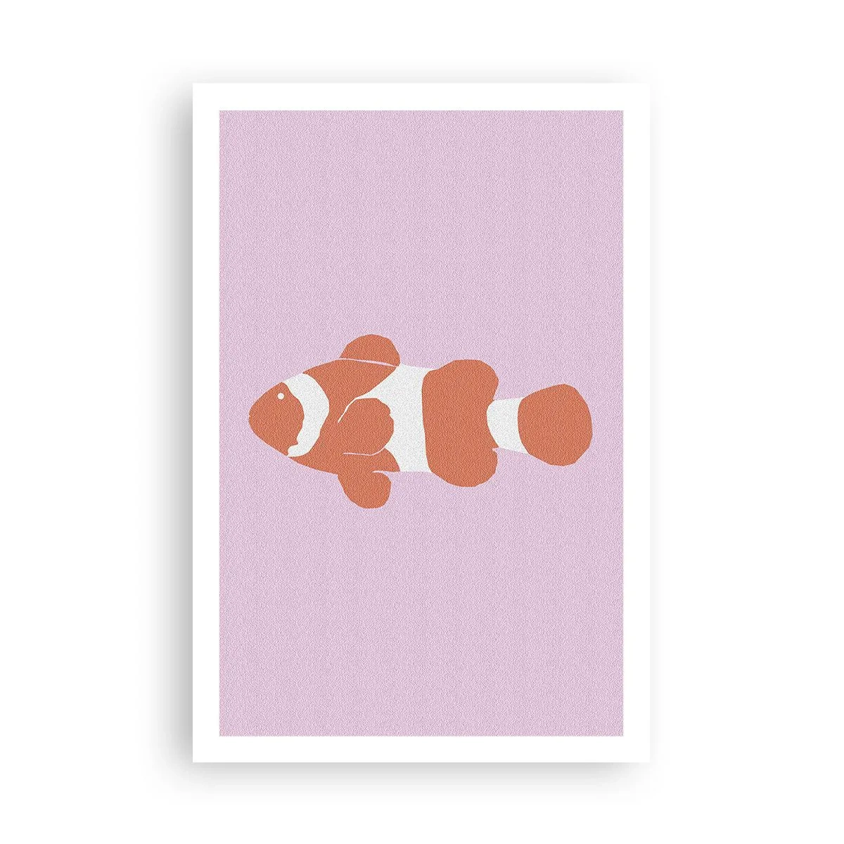 Poster - In koraal dat bij haar gezicht en staart past - 61x91 cm