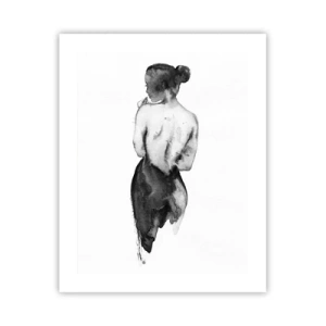Poster - Bij haar verdwijnt de wereld - 40x50 cm