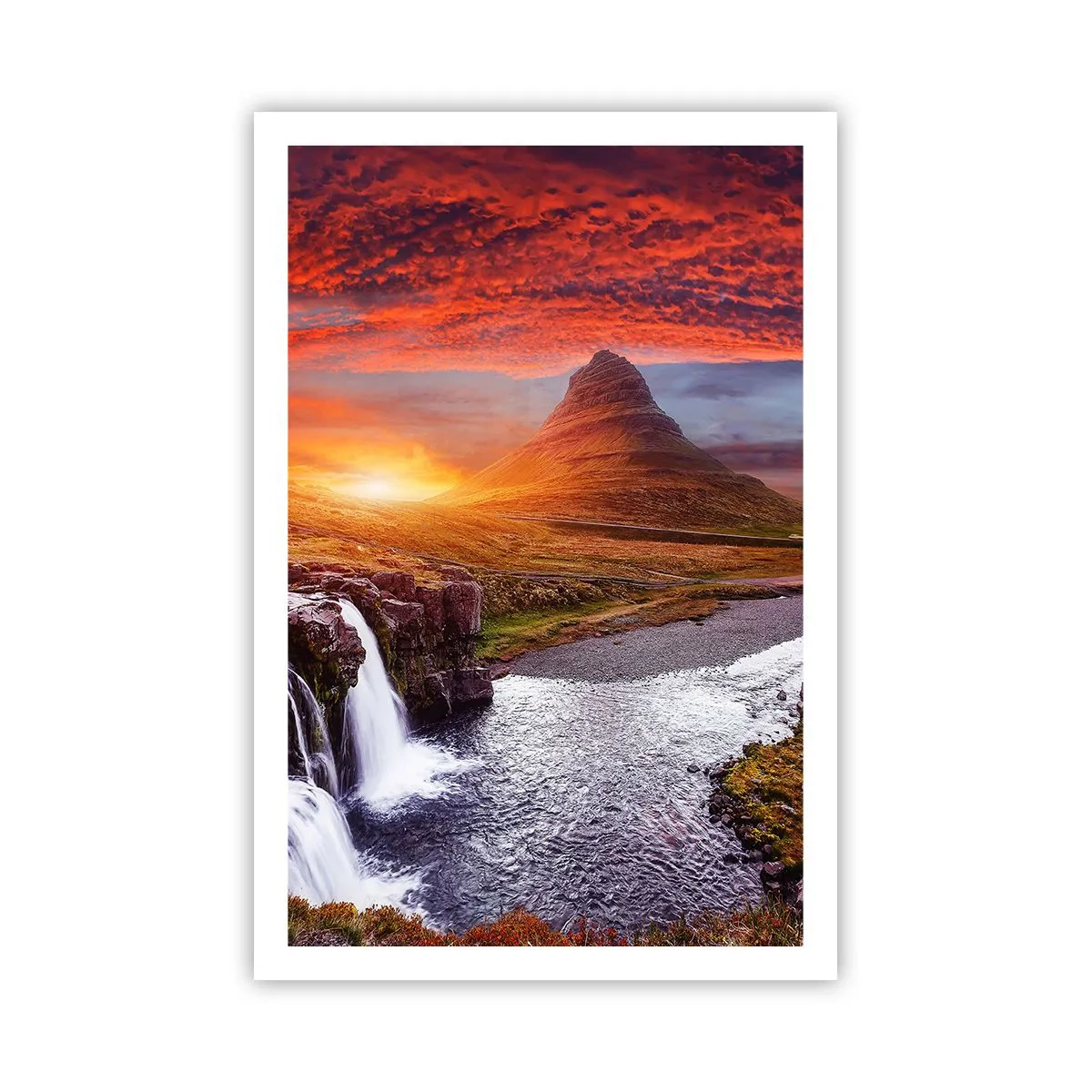 Poster - Een zicht op Midden-aarde - 61x91 cm