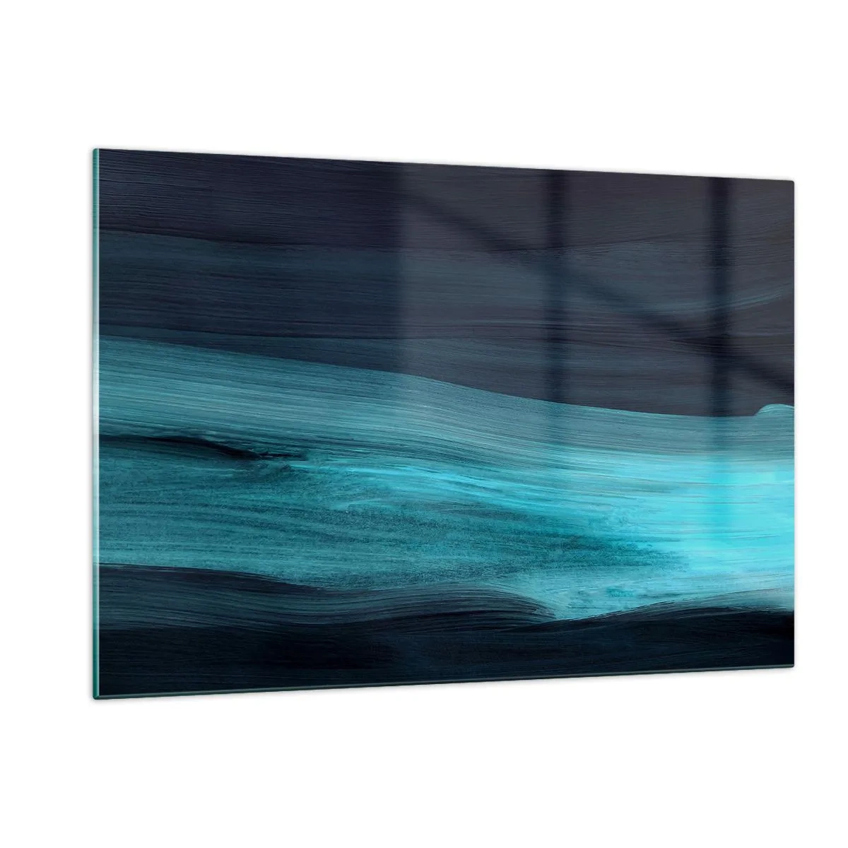 Schilderen op glas - Ga met de stroom mee - 120x80 cm