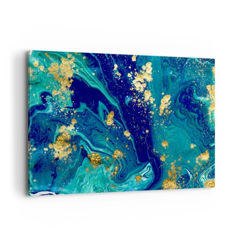 Schilderen op canvas - De bloemblaadjes van de zon - 100x70 cm