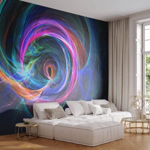 Fotobehang op maat Premium Canvas - Waar breng je me heen? - Abstractie, Deel, Draaikolk
