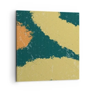 Schilderen op canvas - Abstractie – langzame beweging - 60x60 cm
