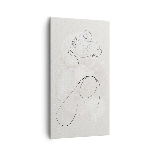 Schilderen op canvas - De spiraal van schoonheid - 55x100 cm