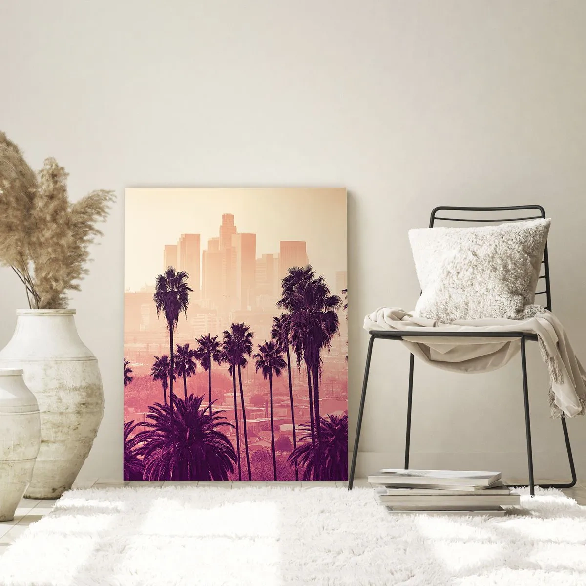 Schilderen op glas - Californisch landschap - 70x100 cm