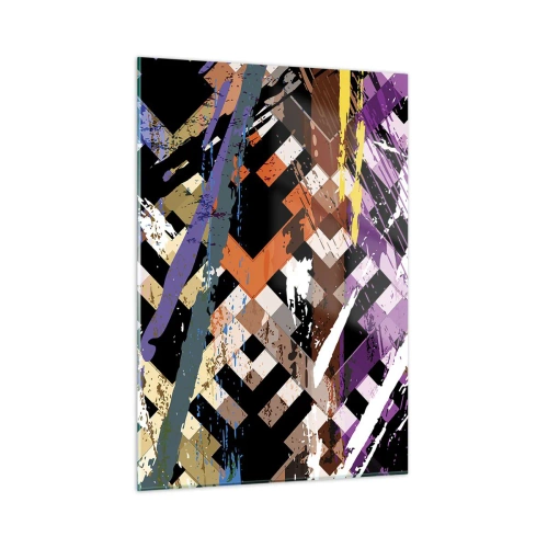 Schilderen op glas - Tot de tweede macht verheven - 50x70 cm