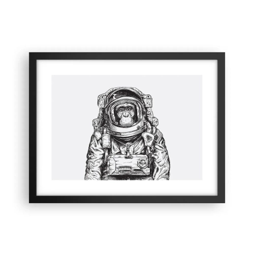Poster in een zwarte lijst - Alternatieve evolutie - 40x30 cm