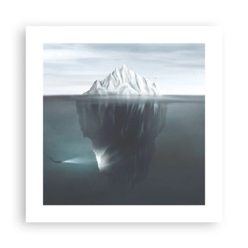 Poster - Onderwater mysterie - 40x40 cm