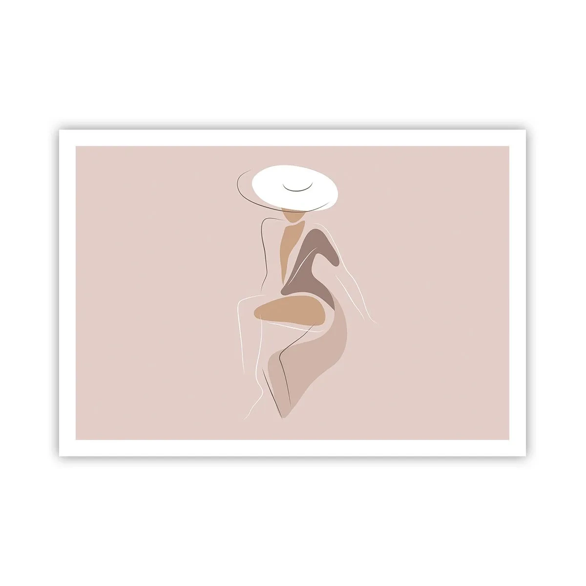 Poster - Een dame zijn - 100x70 cm