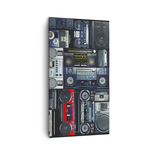 Schilderen op canvas - Verlangen naar de jaren 80 - 45x80 cm