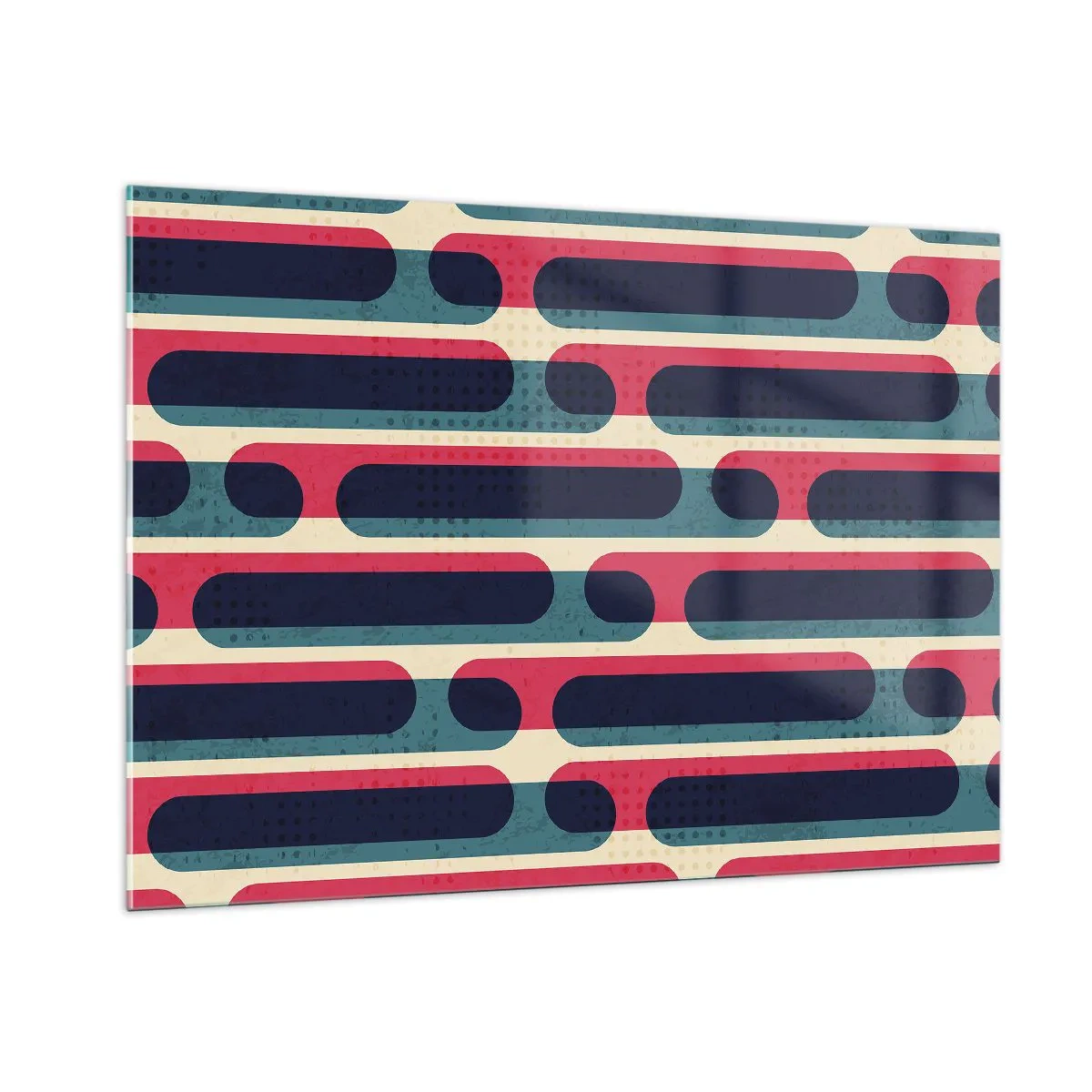 Schilderen op glas - In de diepte en vooruit - 100x70 cm