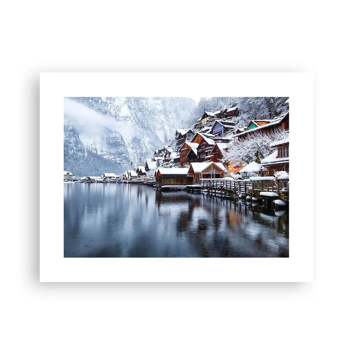 Poster - In winterdecoratie - 40x30 cm