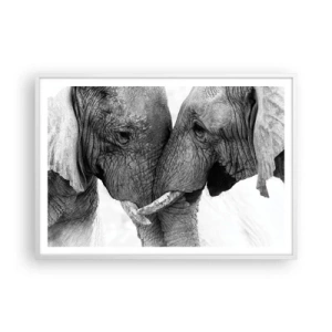 Poster in een witte lijst - Oprechte bekentenis - 100x70 cm