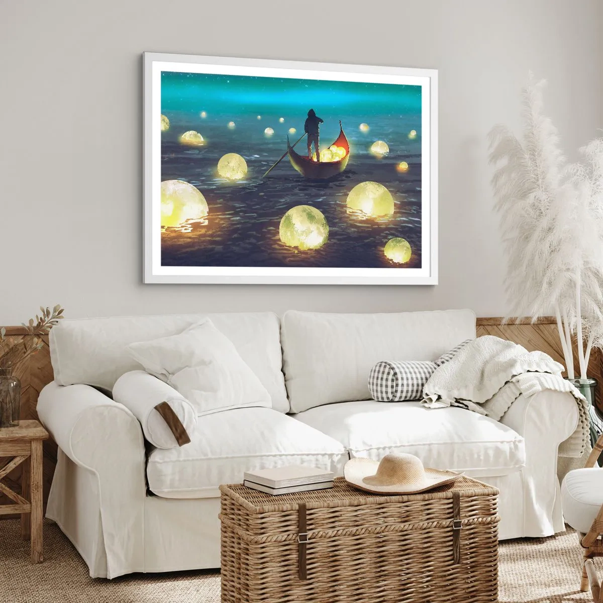 Poster in een witte lijst - Dingen waar filosofen nooit van hebben gedroomd - 70x50 cm