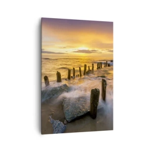 Schilderen op canvas - De rauwe schoonheid van de Oostzee - 70x100 cm